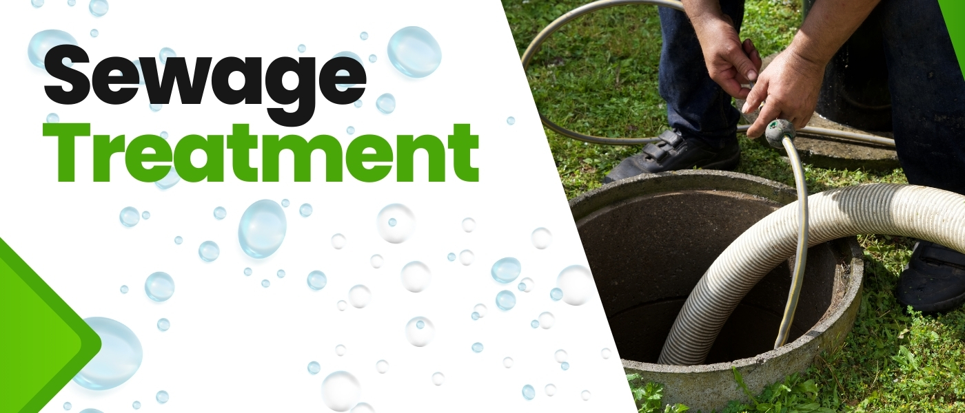 Green White Modern Septic Tank Cleaning Discount Billboard Web Ad